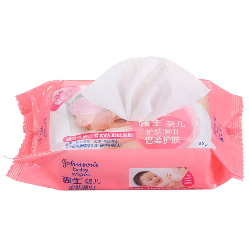 强生婴儿倍柔护肤湿巾10片